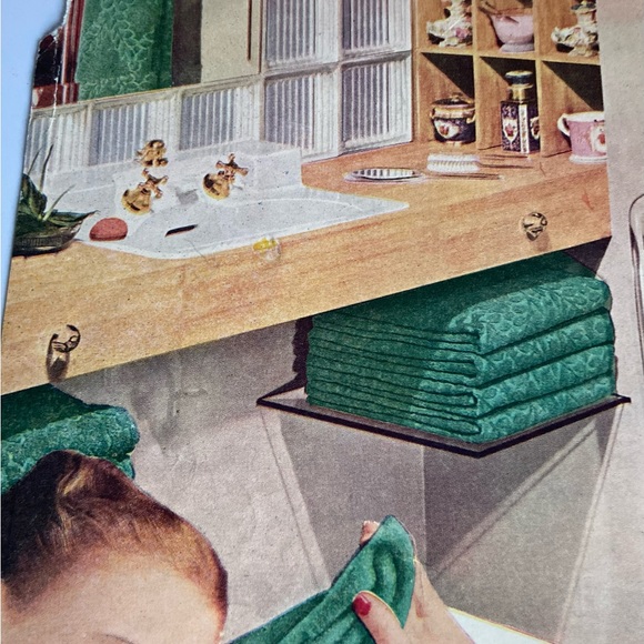 McCall's 1940's Magazine Cover, Girl and Doll - Picture 11 of 12